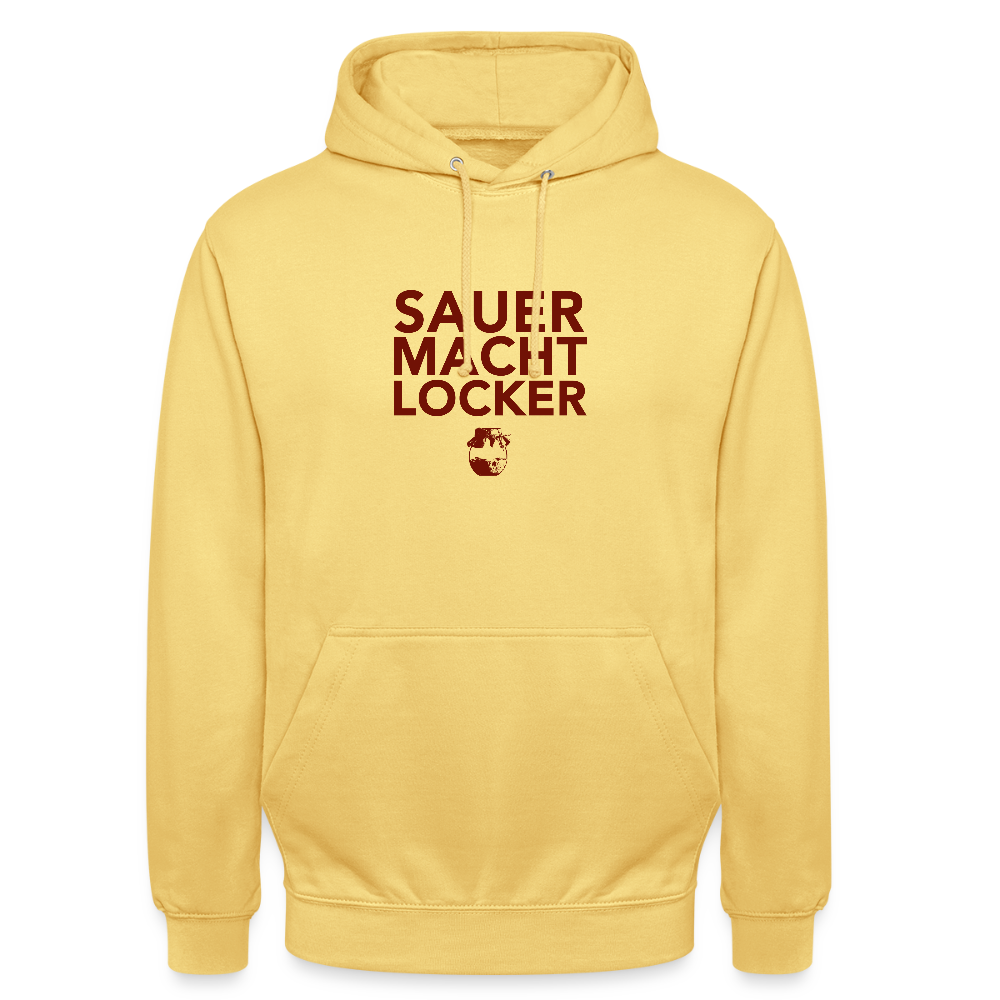 BROTHoodie Sauer macht locker hell - Zitronengelb