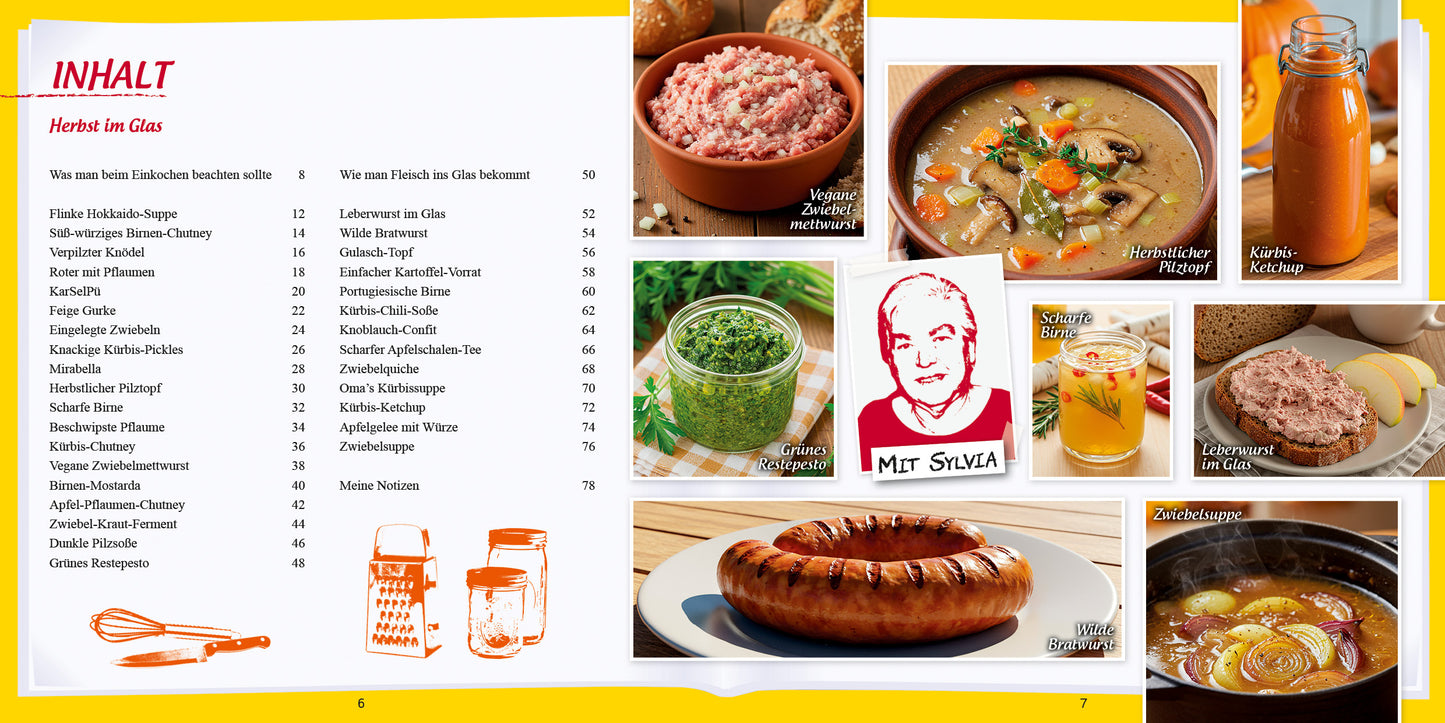 Herbst im Glas mit Sylvia