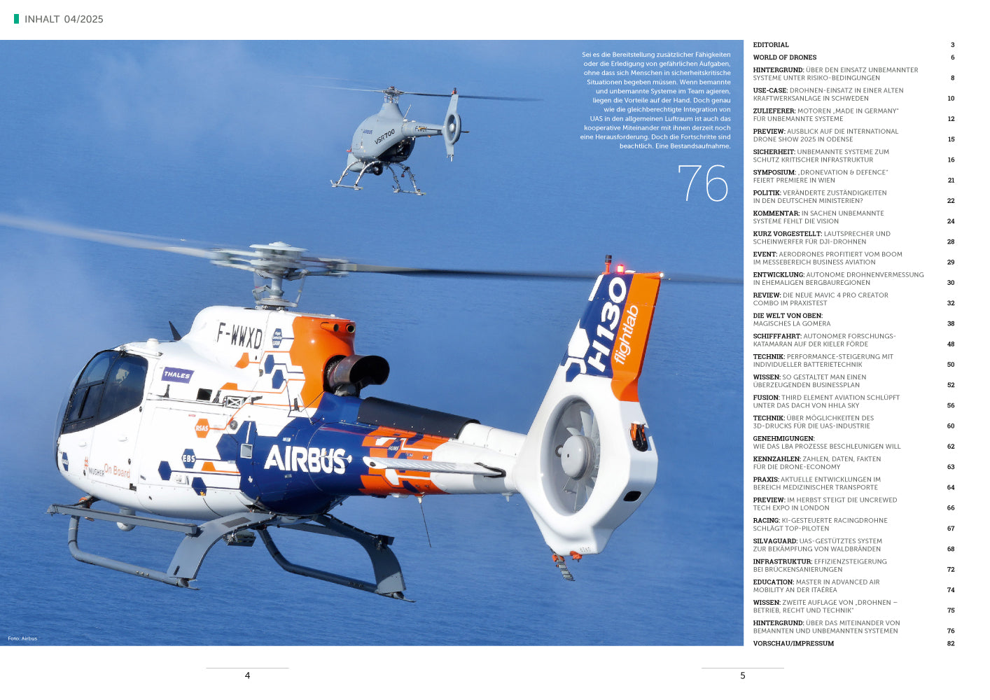 Drones – Ausgabe 04/2025