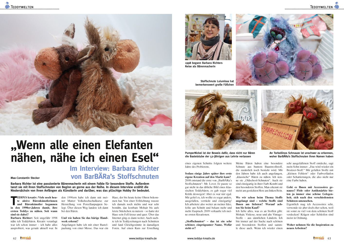 TEDDYS kreativ – Abonnement + Teddybären ab 1904 – Preisführer