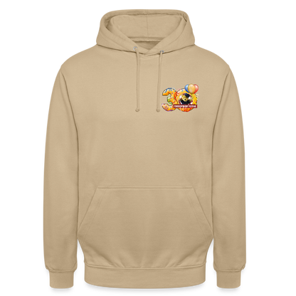 Unisex-Hoodie 30 Jahre TEDDYBÄR TOTAL klein - Beige