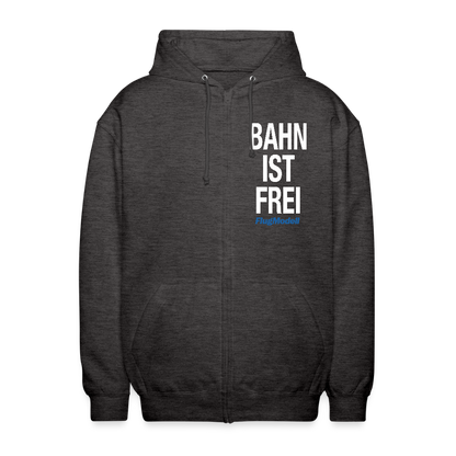 Hoodiejacke Bahn ist frei - Anthrazit