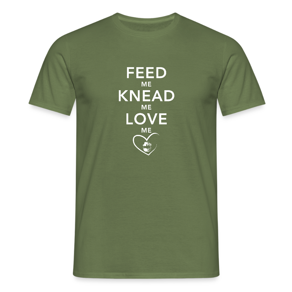 BROTShirt Feed me dunkel - Militärgrün