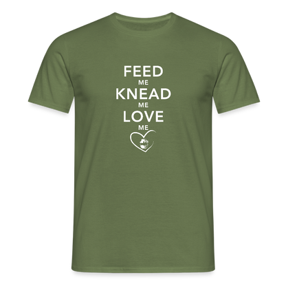 BROTShirt Feed me dunkel - Militärgrün