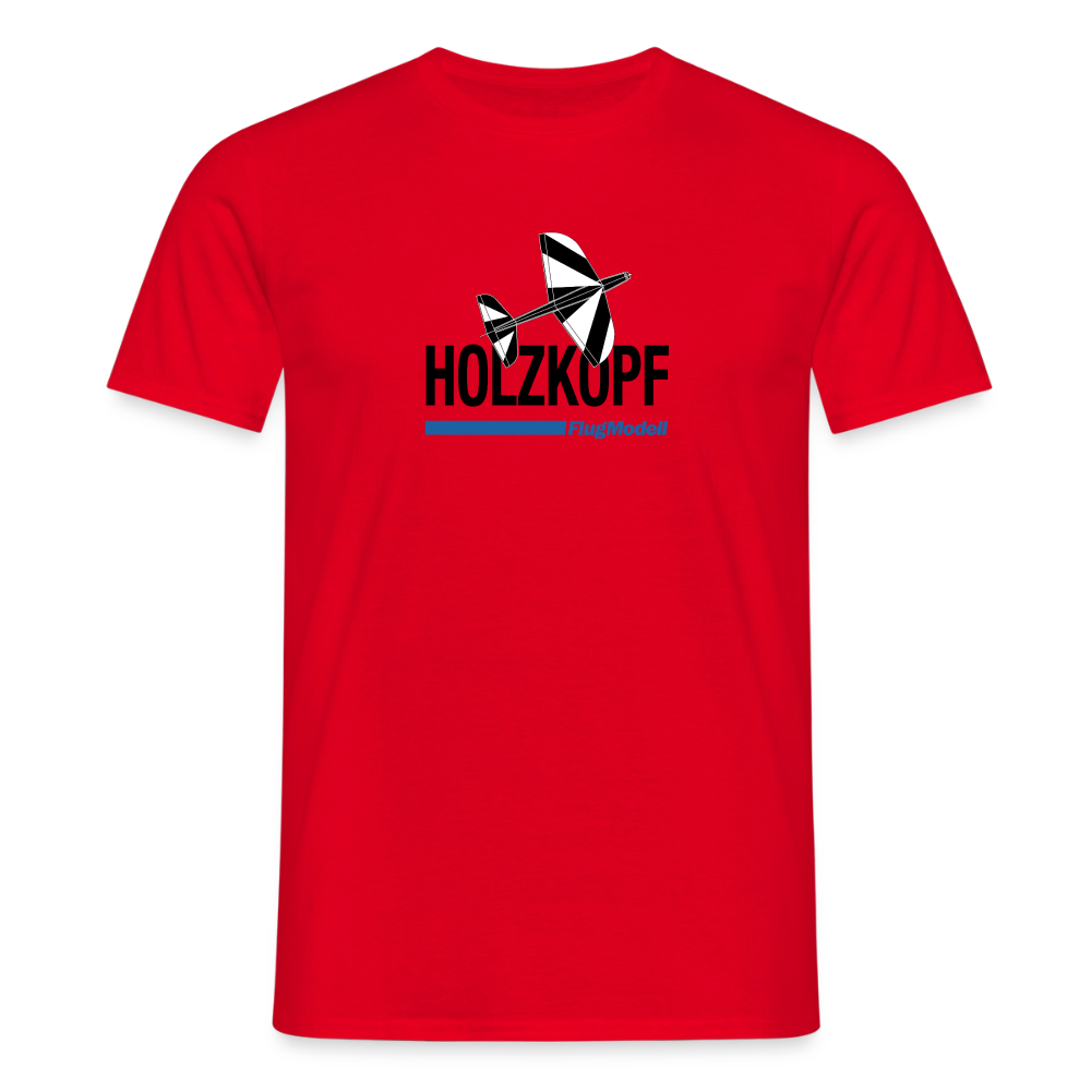 T-Shirt Holzkopf hell - Rot