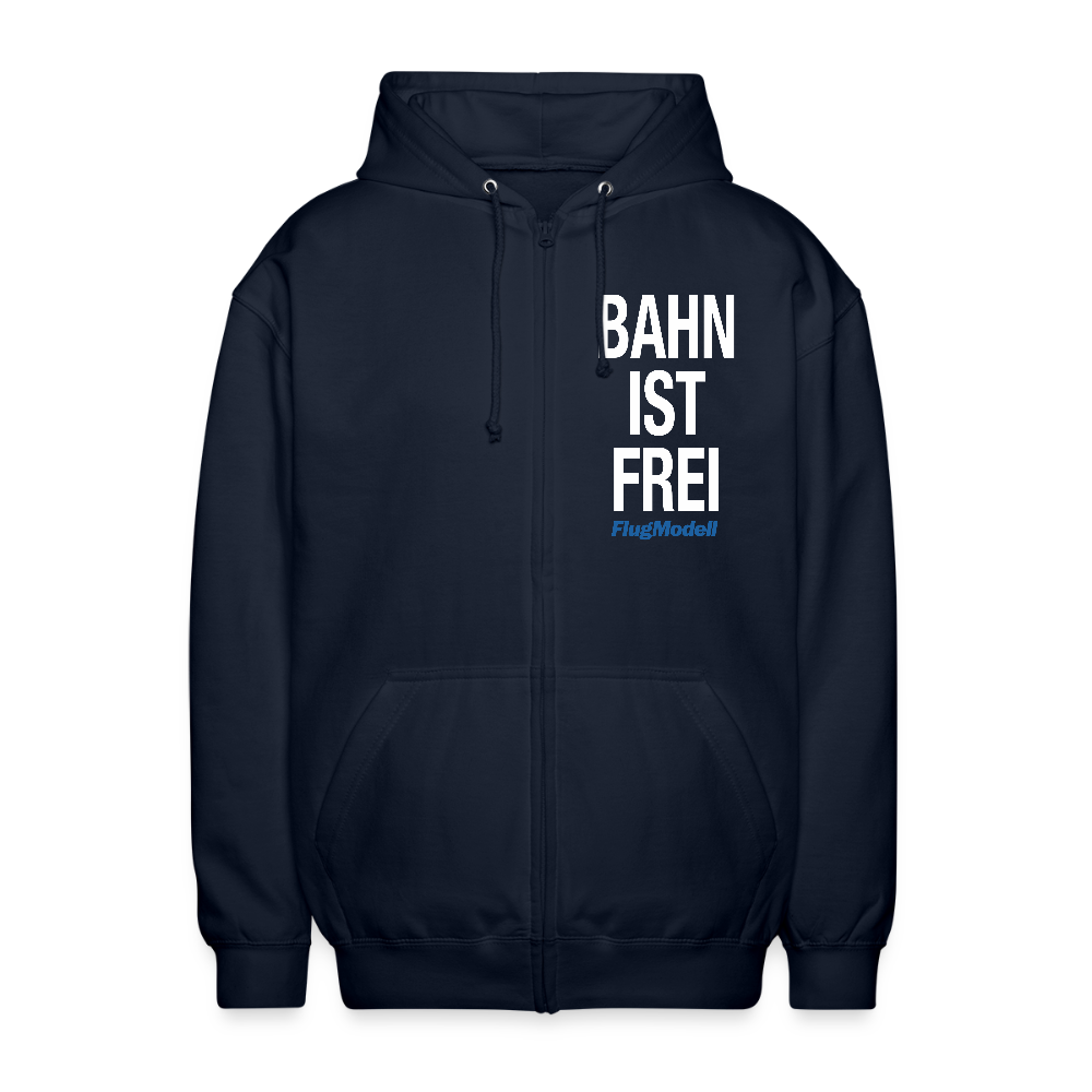 Hoodiejacke Bahn ist frei - Navy