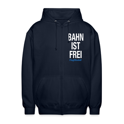 Hoodiejacke Bahn ist frei - Navy