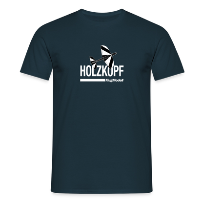 T-Shirt Holzkopf dunkel - Navy