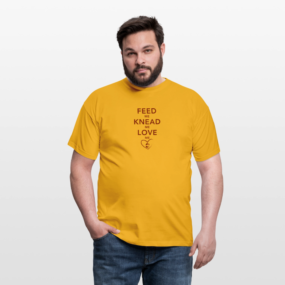 BROTShirt Feed me hell - Gelb