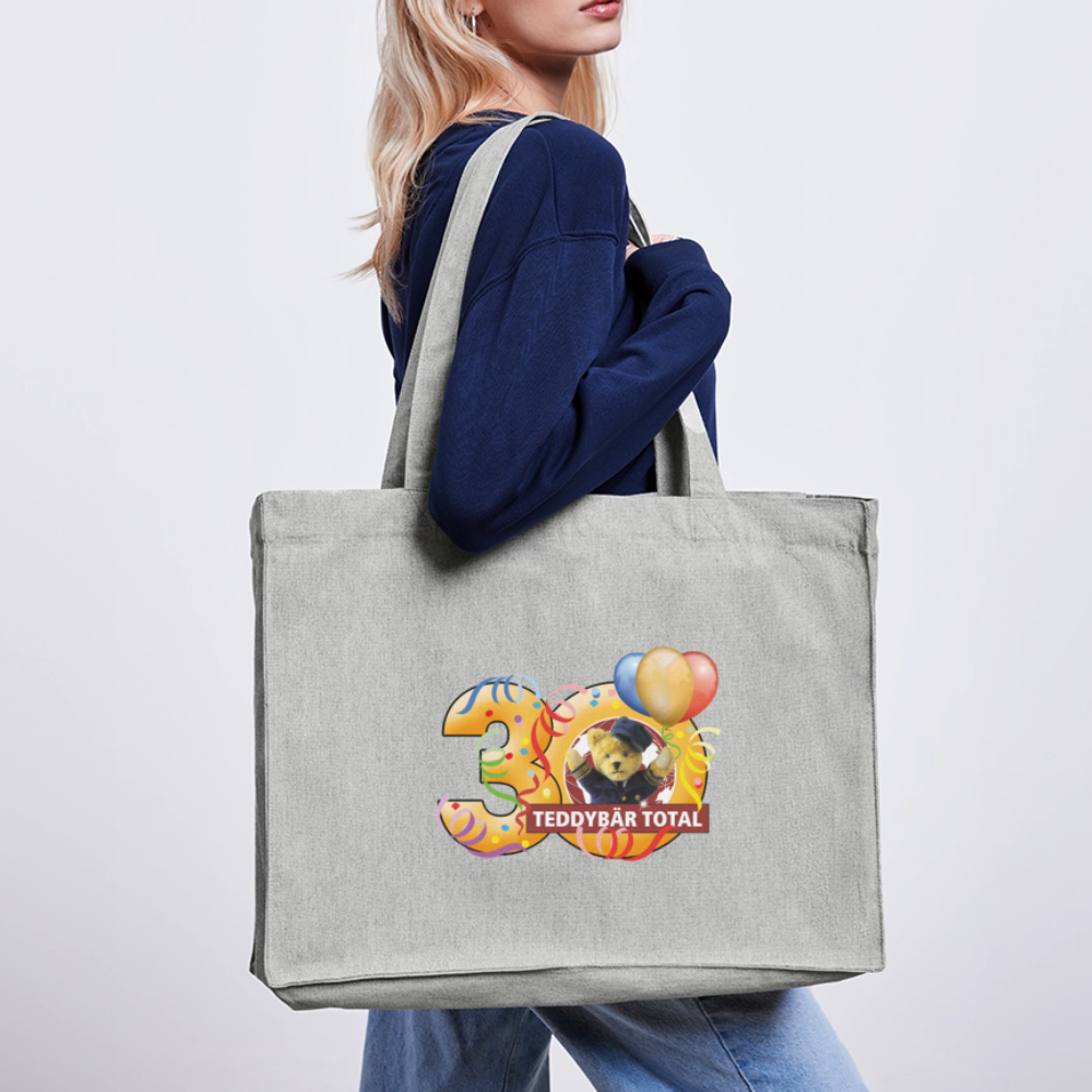 Shopping-Bag 30 Jahre TEDDYBÄR TOTAL - Grau meliert