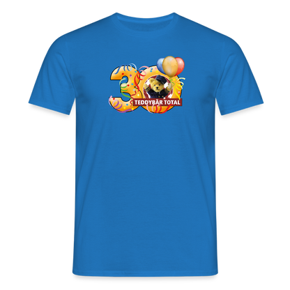 Unisex-T-Shirt 30 Jahre TEDDYBÄR TOTAL groß - Royalblau
