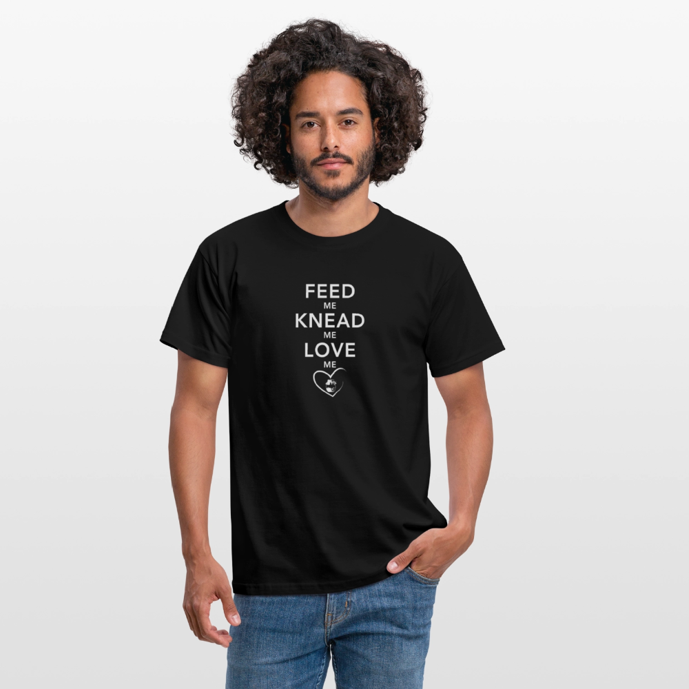 BROTShirt Feed me dunkel - Schwarz