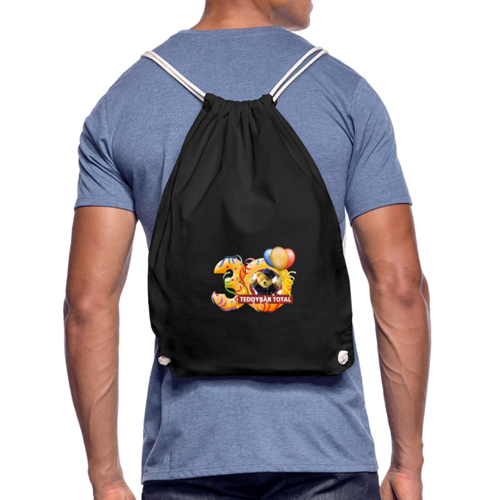 Beutel 30 Jahre TEDDYBÄR TOTAL - Schwarz