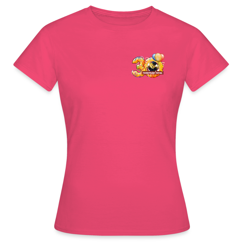 Frauen-T-Shirt 30 Jahre TEDDYBÄR TOTAL klein - Azalea