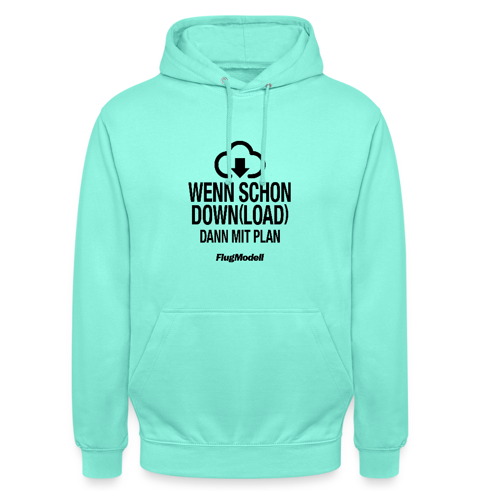 Hoodie Download mit Plan hell - Mint