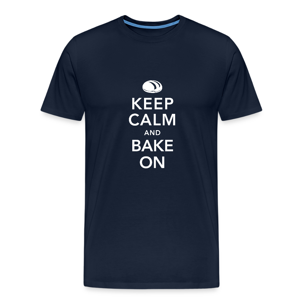 BROTShirt Männer Keep Calm dunkel - Navy