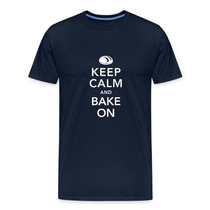BROTShirt Männer Keep Calm dunkel - Navy