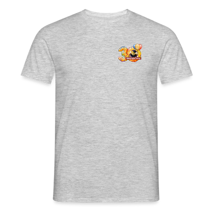 Unisex-T-Shirt 30 Jahre TEDDYBÄR TOTAL klein - Grau meliert
