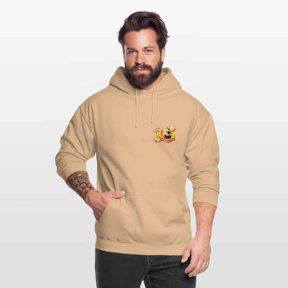 Unisex-Hoodie 30 Jahre TEDDYBÄR TOTAL klein - Pfirsich