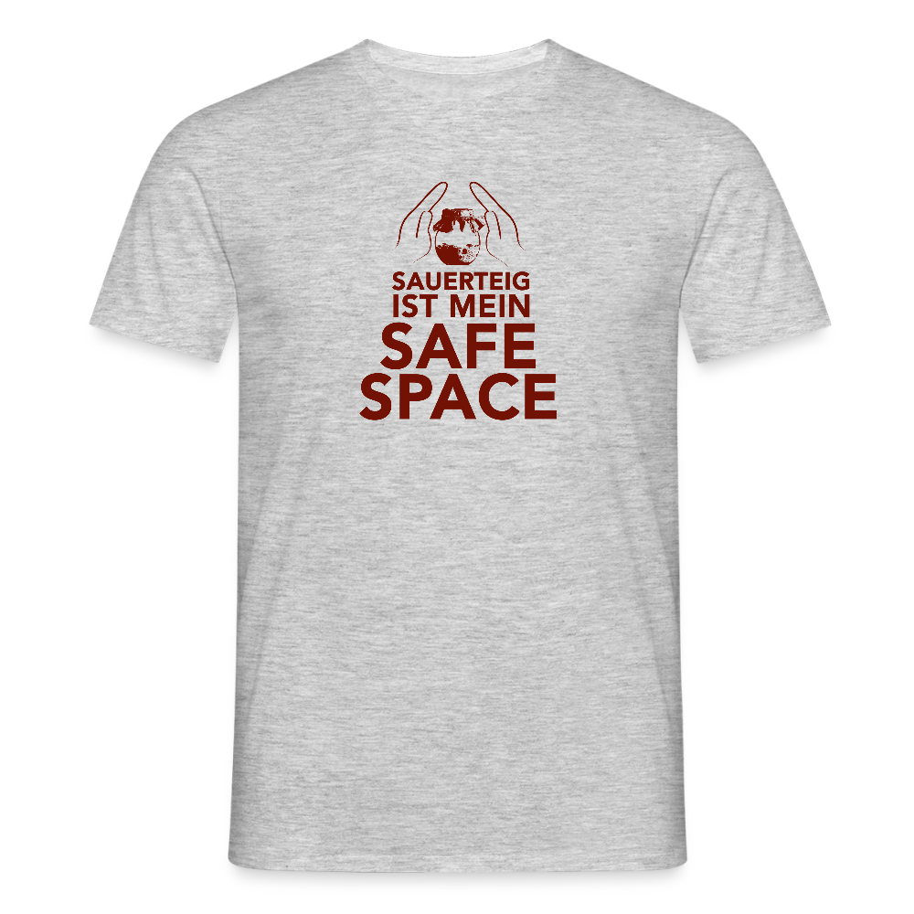 BROTShirt Safe Space hell - Grau meliert