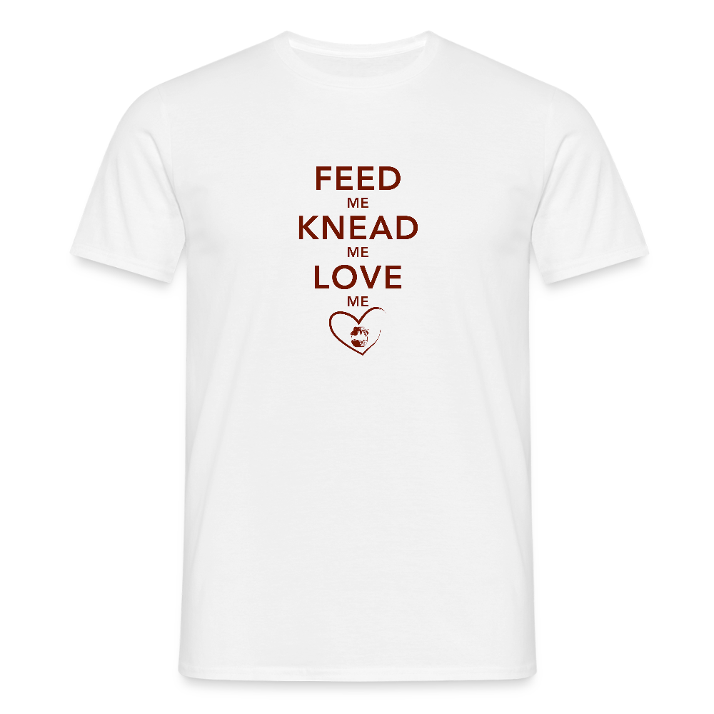 BROTShirt Feed me hell - Weiß