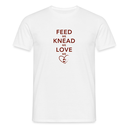 BROTShirt Feed me hell - Weiß