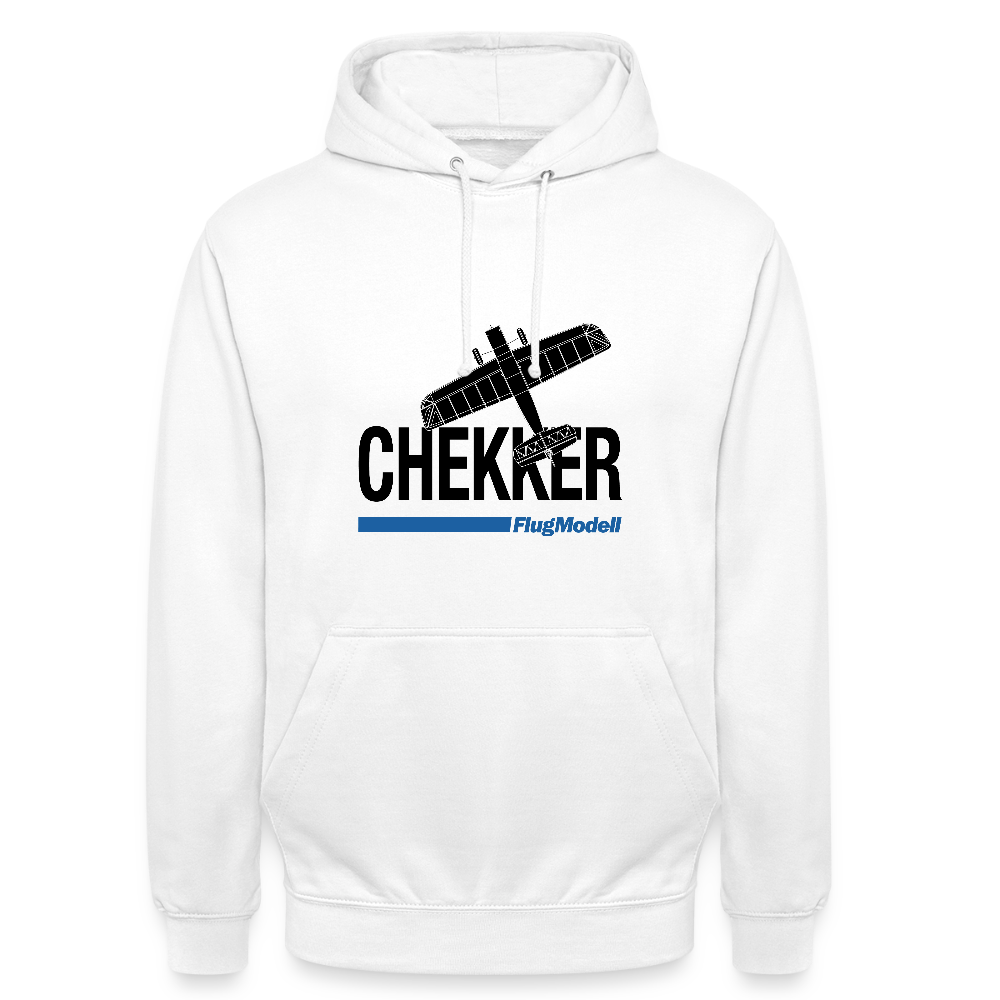 Hoodie Chekker hell - Weiß