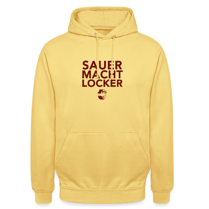 BROTHoodie Sauer macht locker hell - Zitronengelb