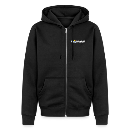Hoodiejacke FlugModell dunkel - Schwarz