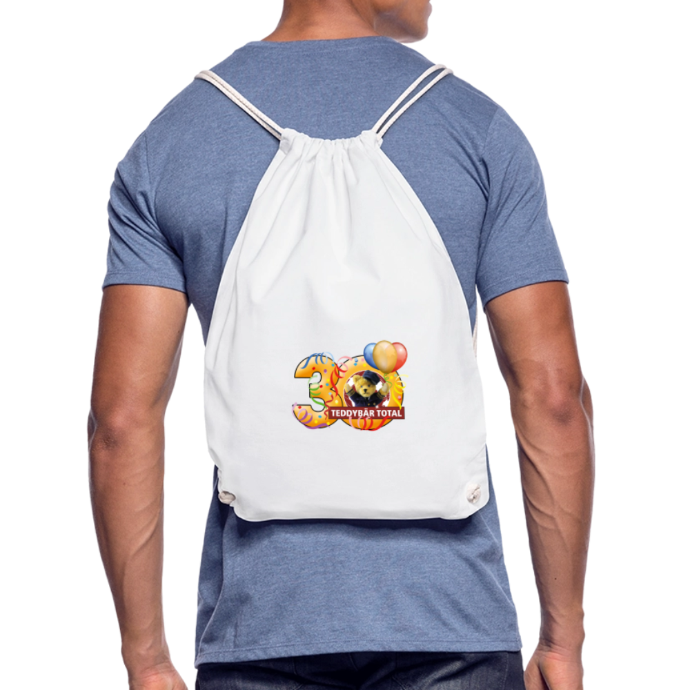 Beutel 30 Jahre TEDDYBÄR TOTAL - Weiß