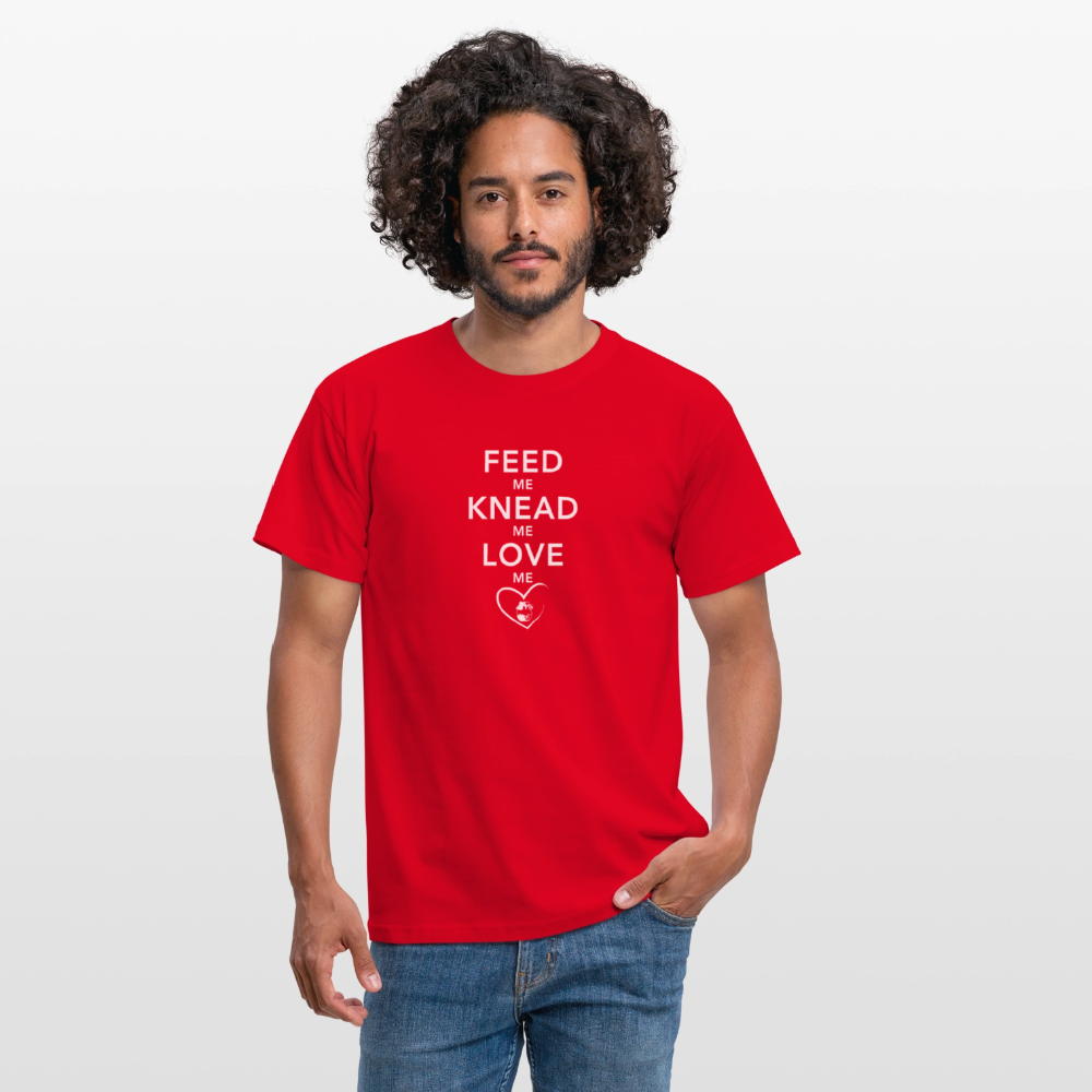 BROTShirt Feed me dunkel - Rot