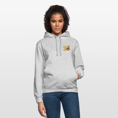 Unisex-Hoodie 30 Jahre TEDDYBÄR TOTAL klein - Hellgrau meliert