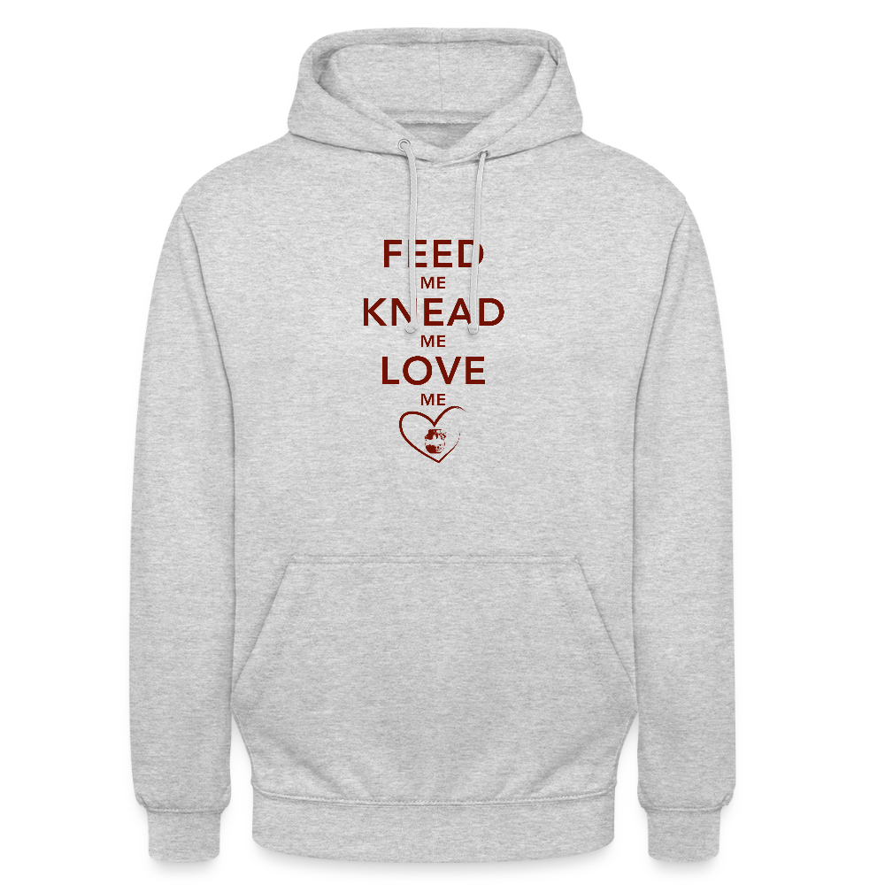 BROTHoodie Feed me hell - Hellgrau meliert