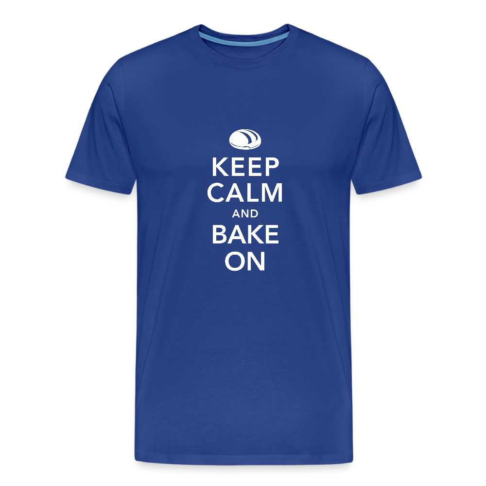 BROTShirt Männer Keep Calm dunkel - Königsblau