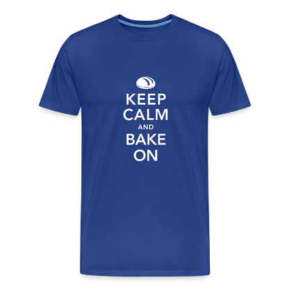 BROTShirt Männer Keep Calm dunkel - Königsblau