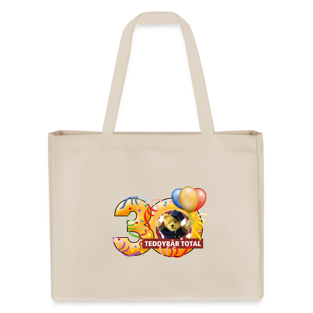 Shopping-Bag 30 Jahre TEDDYBÄR TOTAL - Naturweiß