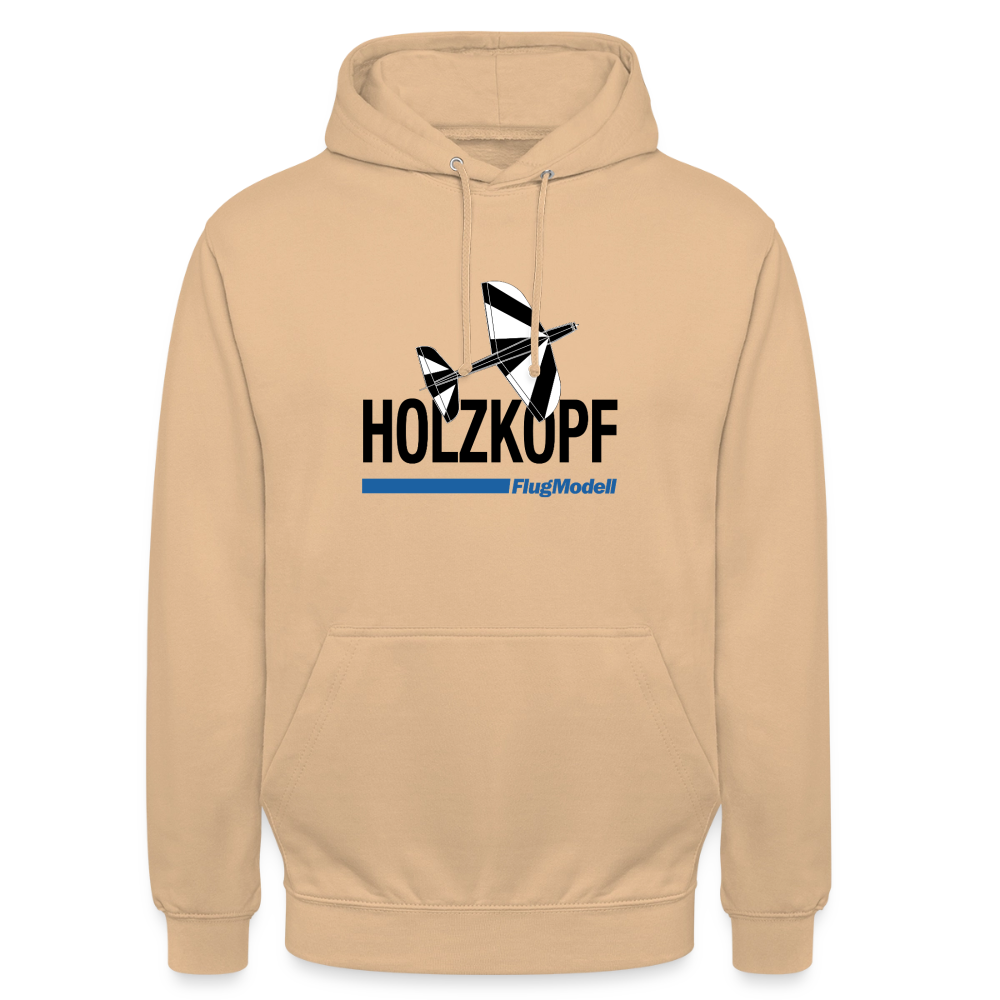 Hoodie Holzkopf hell - Pfirsich