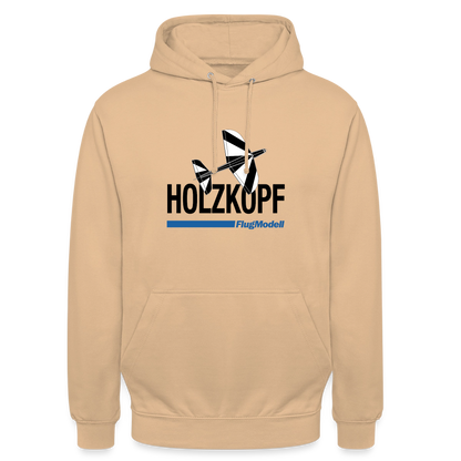 Hoodie Holzkopf hell - Pfirsich