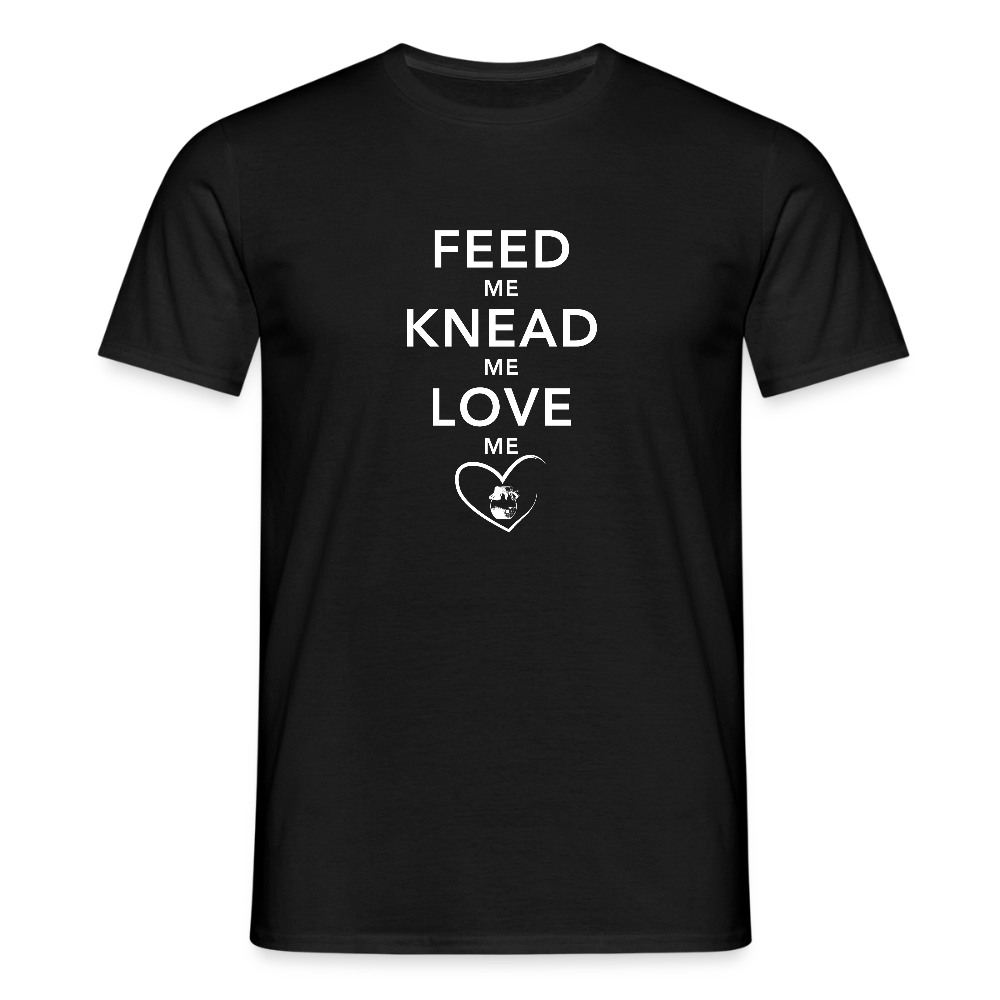 BROTShirt Feed me dunkel - Schwarz