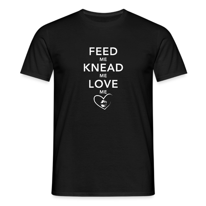 BROTShirt Feed me dunkel - Schwarz