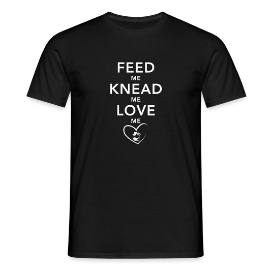BROTShirt Feed me dunkel - Schwarz