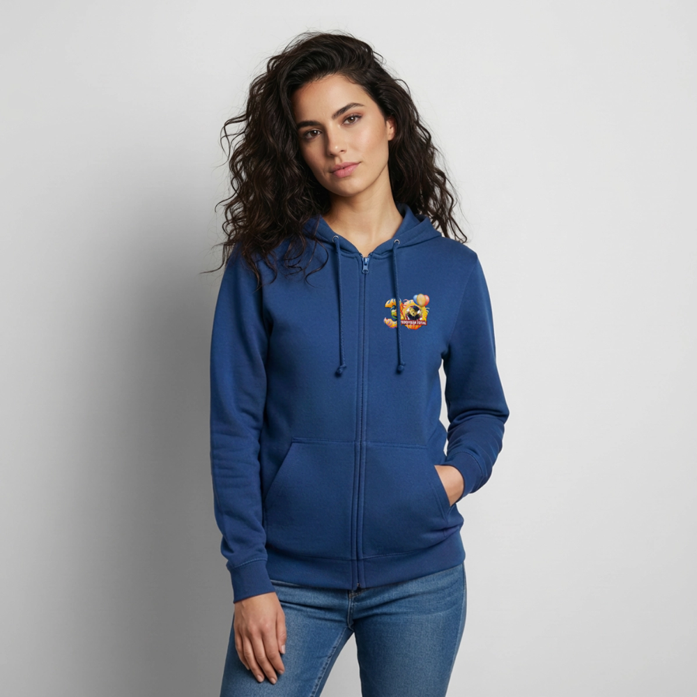Hoodie-Jacke 30 Jahre TEDDYBÄR TOTAL - Royalblau