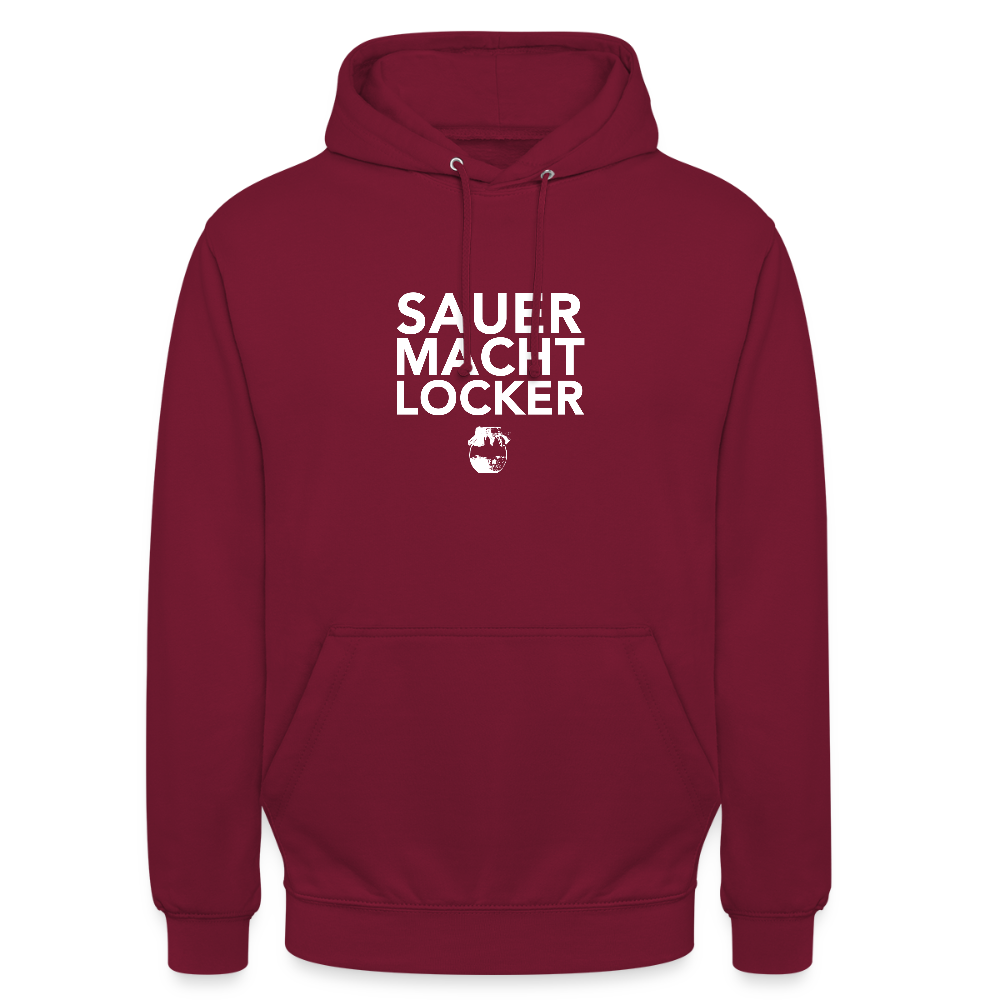 BROTHoodie Sauer macht locker dunkel - Bordeaux