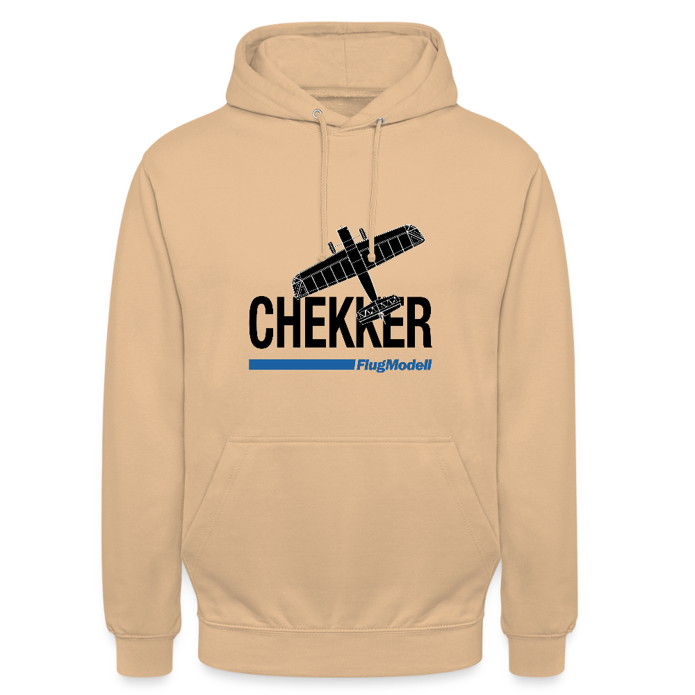 Hoodie Chekker hell - Pfirsich