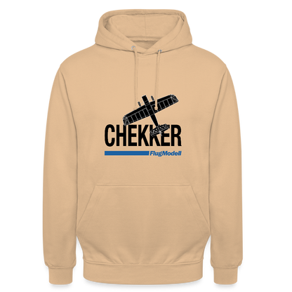 Hoodie Chekker hell - Pfirsich