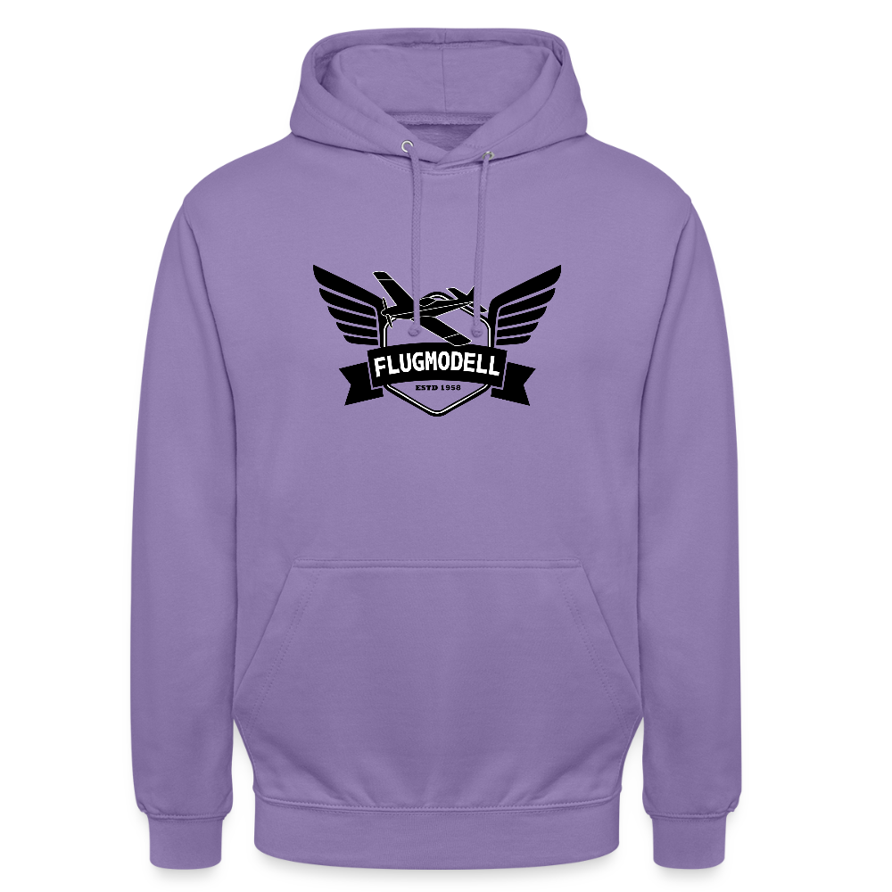 Hoodie FlugModell retro hell - Lavendel