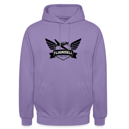 Hoodie FlugModell retro hell - Lavendel