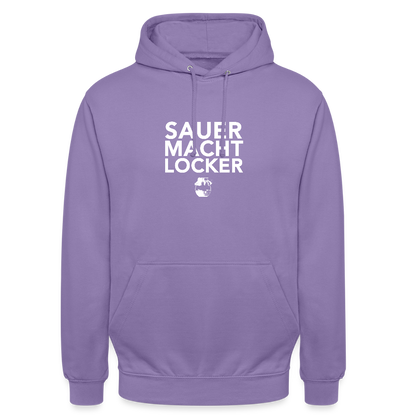 BROTHoodie Sauer macht locker dunkel - Lavendel