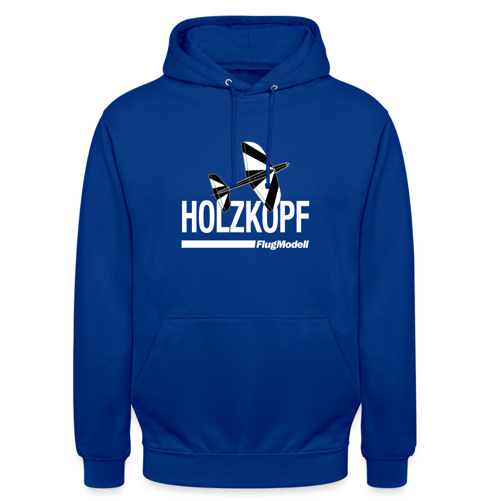 Hoodie Holzkopf dunkel - Royalblau