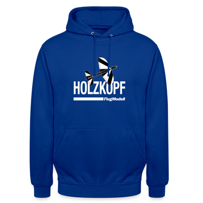 Hoodie Holzkopf dunkel - Royalblau